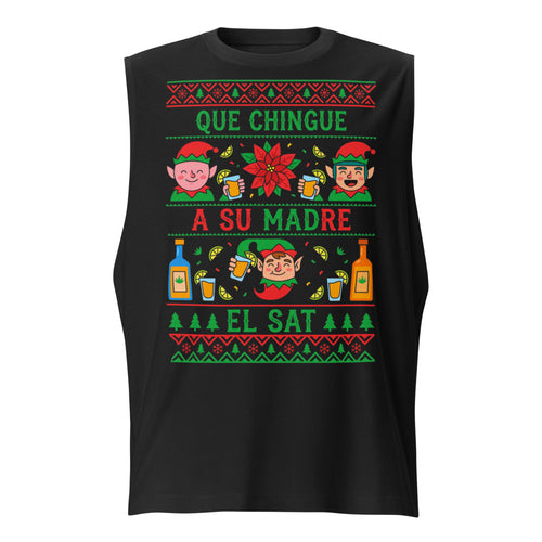 Elfos Navideños Brindis Ugly Sweater