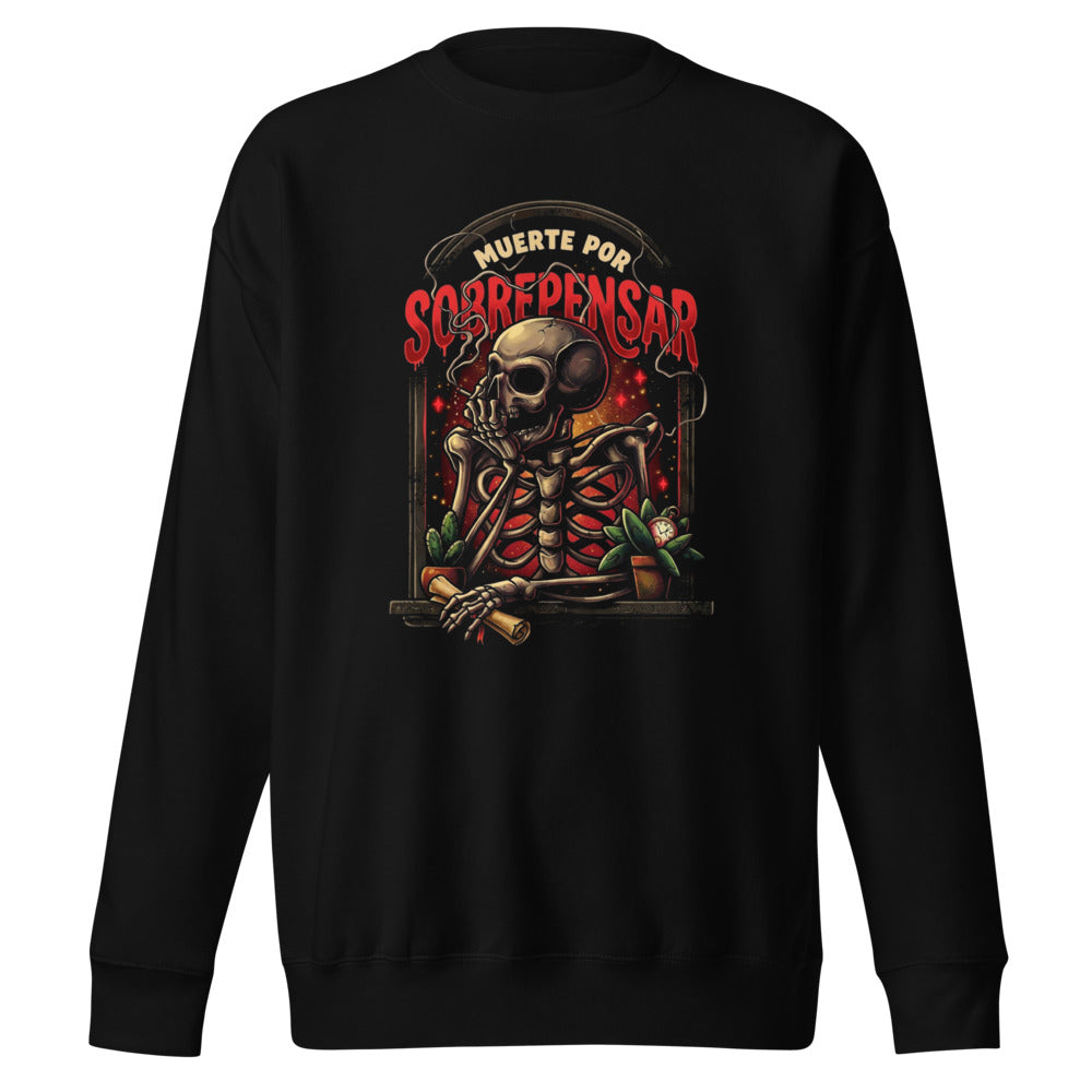 Muerte Por Sobrepensar Skeleton Meme