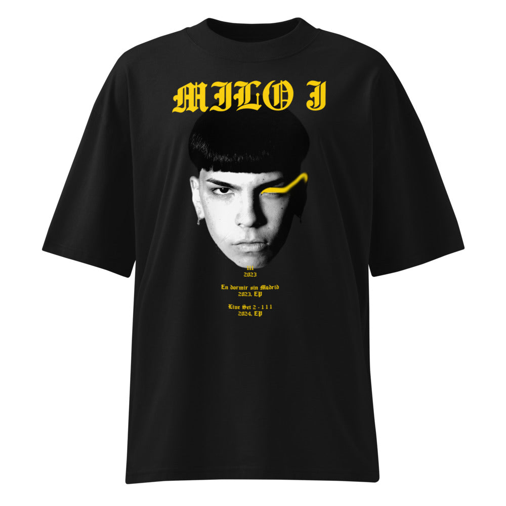 Playera Oversize Milo J Negro
