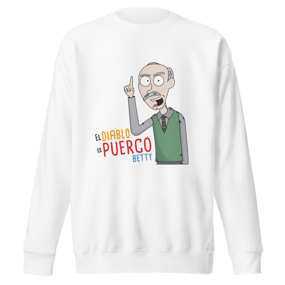Suéter El Diablo Es Puerco Betty Blanco