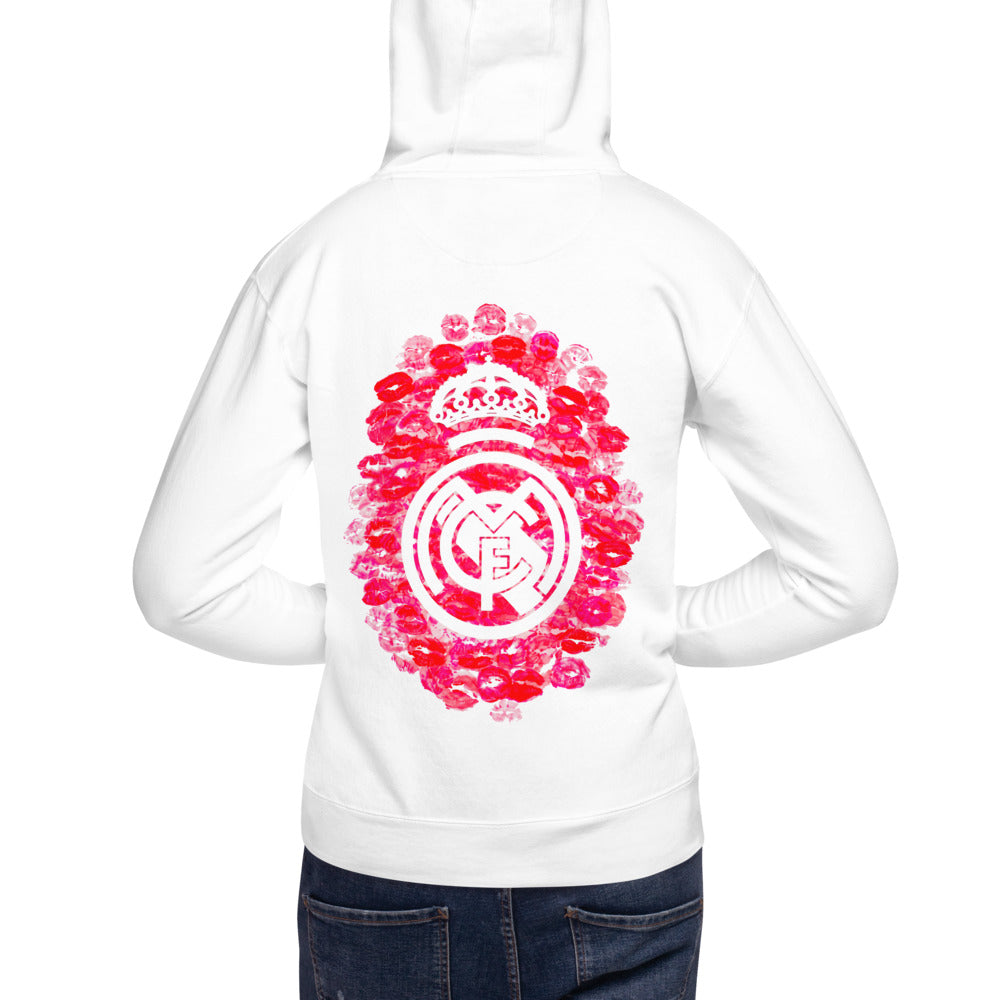 Hoodie Real Madrid Kisses - Modelo masculino espalda