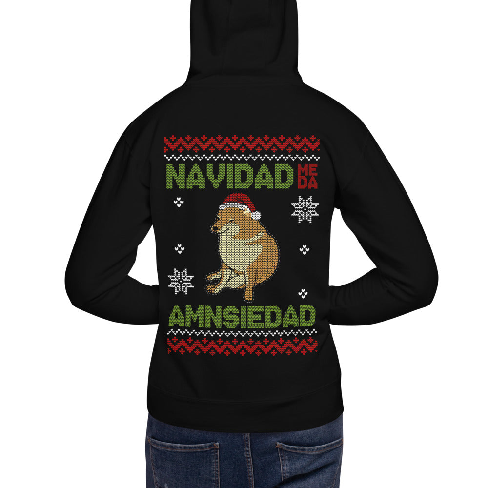 Hoodie Amsiedad - Modelo masculino espalda