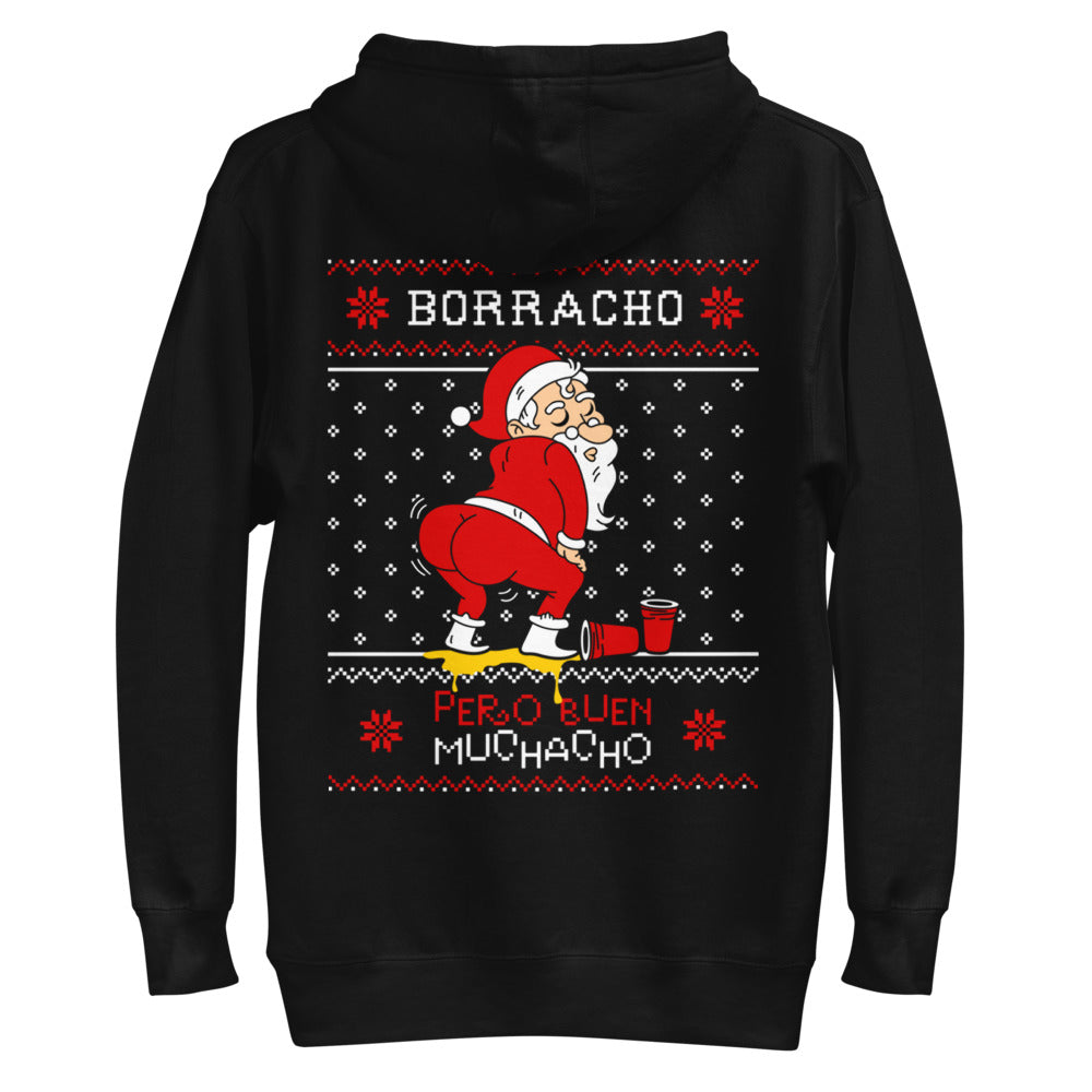 Hoodie Borracho Navideño - Plano