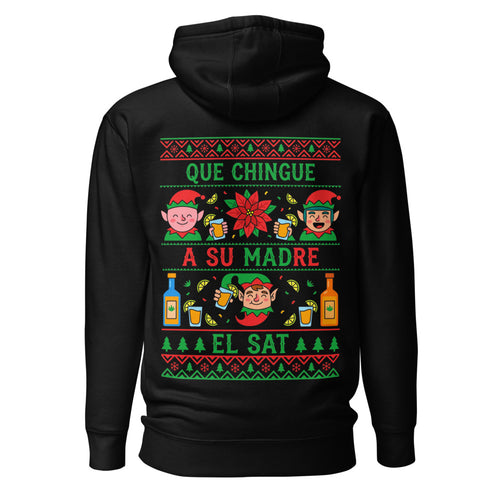 Elfos Navideños Brindis Ugly Sweater