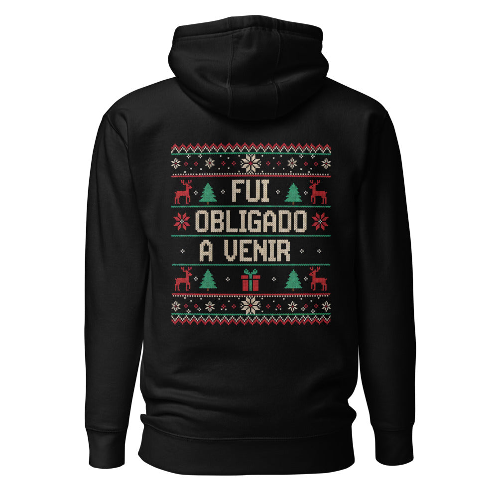 Hoodie Fui Obligado a venir - Espalda