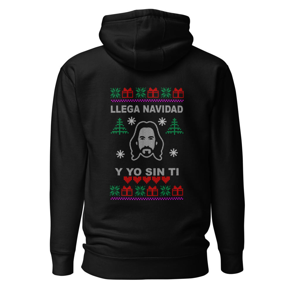 Hoodie Llega Navidad - Espalda
