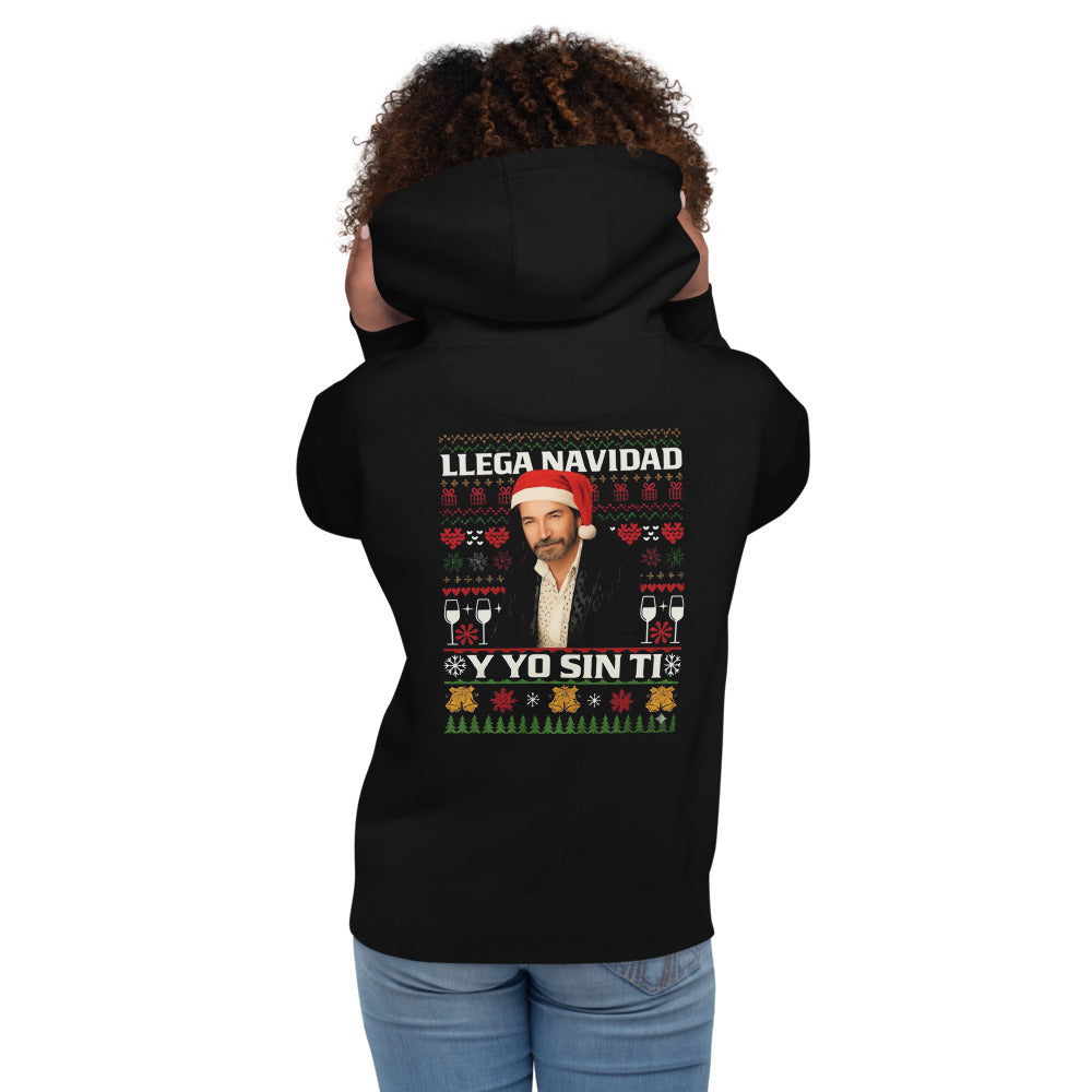 Hoodie Y yo sin ti - Modelo femenina espalda