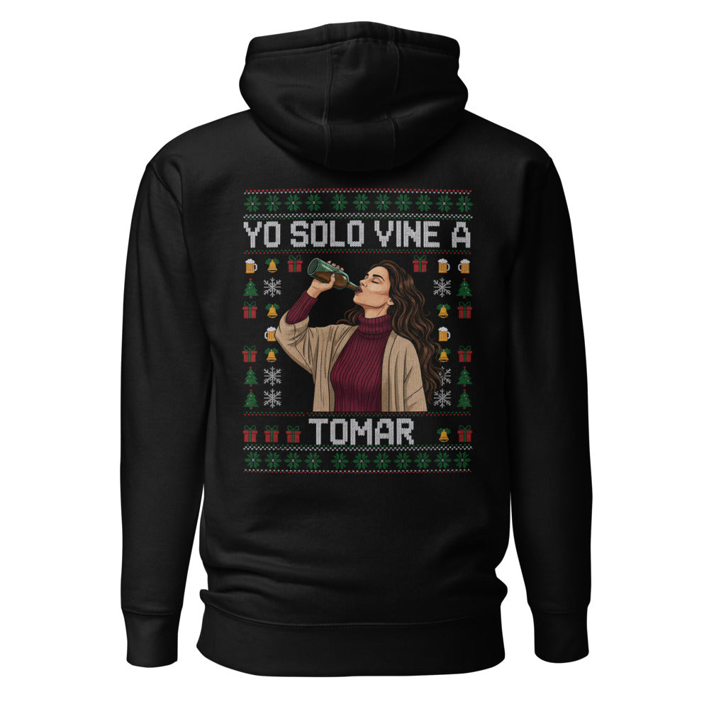 Hoodie Yo solo vine - Espalda