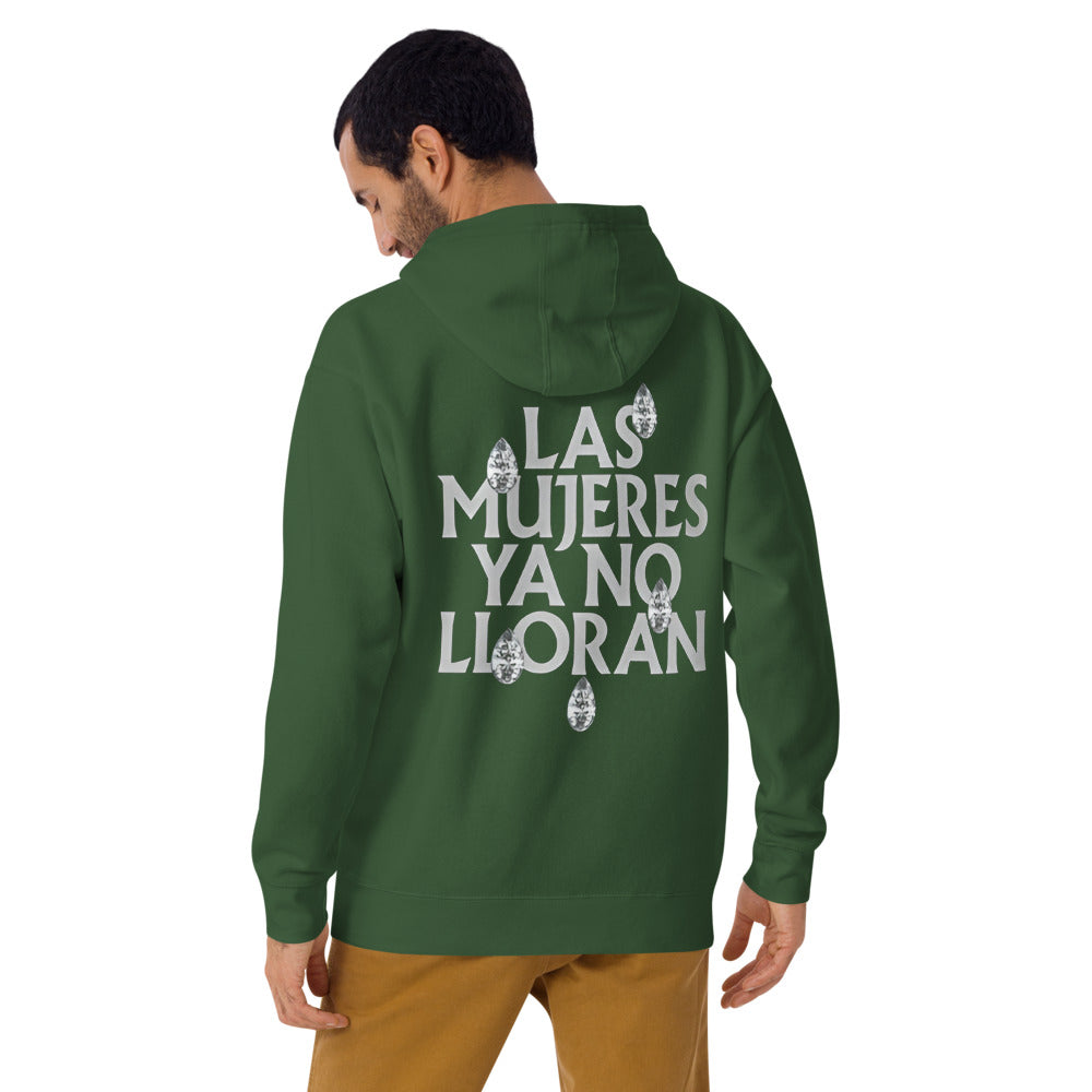 Hoodie Las mujeres ya no lloran - Modelo masculino espalda 2