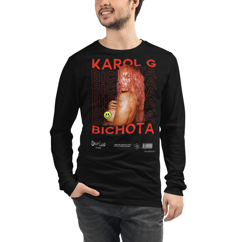 Manga Larga Bichota Karol G - Modelo masculino
