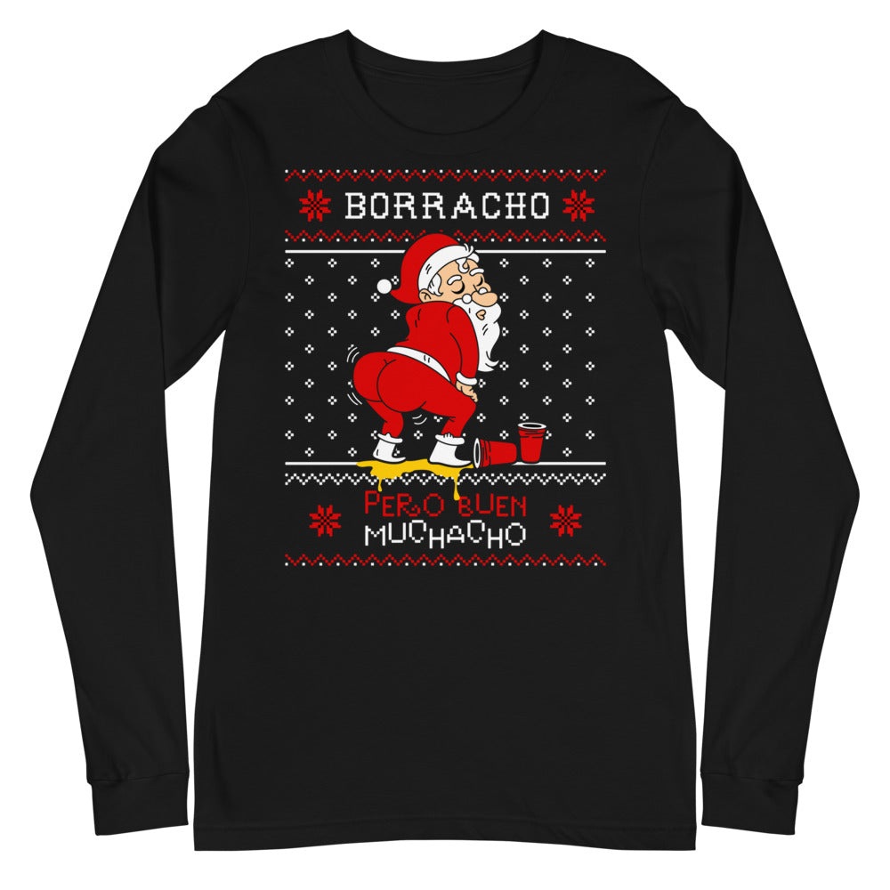 Manga Larga Borracho Navideño - Plano