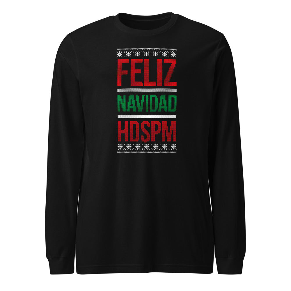 Manga Larga Feliz Navidad HDSPM - Frente