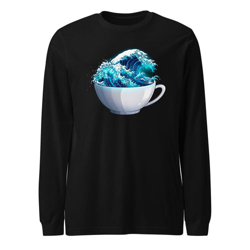 Ocean Wave Teacup Art