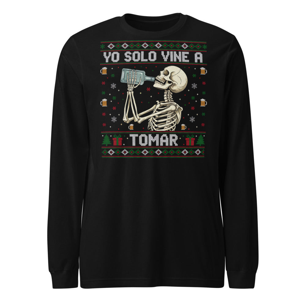 Manga Larga Yo solo vine a Tomar - Frente
