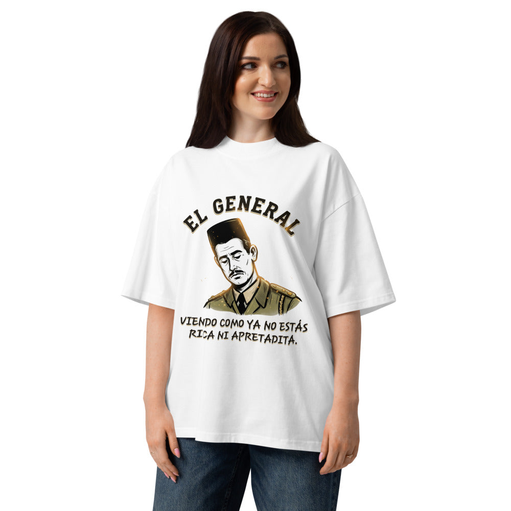Oversize El General Cabizbajo - Modelo femenina