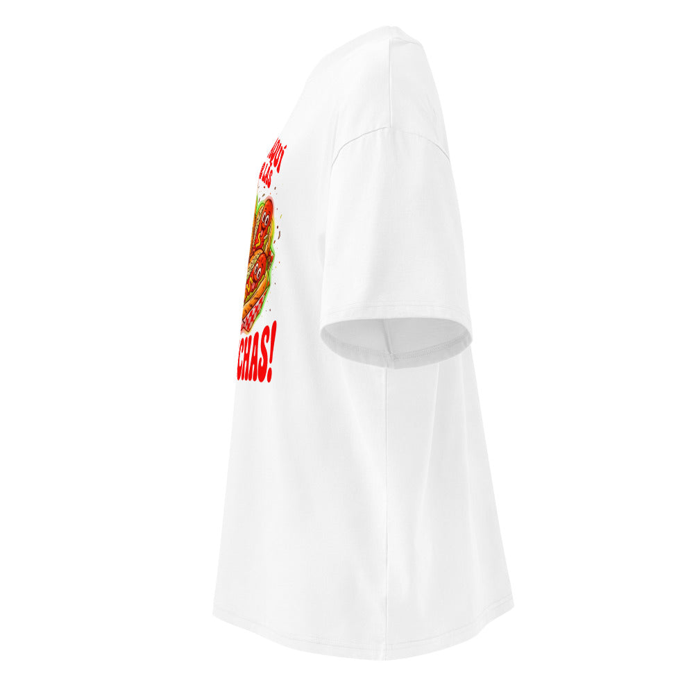 Oversize Estoy Aquí Solo Por Las Salchichas - Lateral fantasma