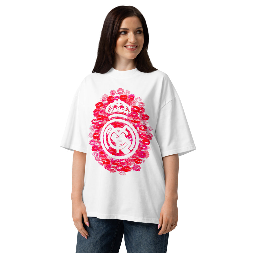 Oversize Real Madrid Kisses - Modelo femenina