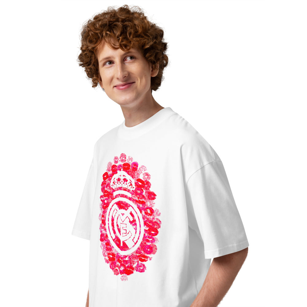 Oversize Real Madrid Kisses - Modelo masculino lateral