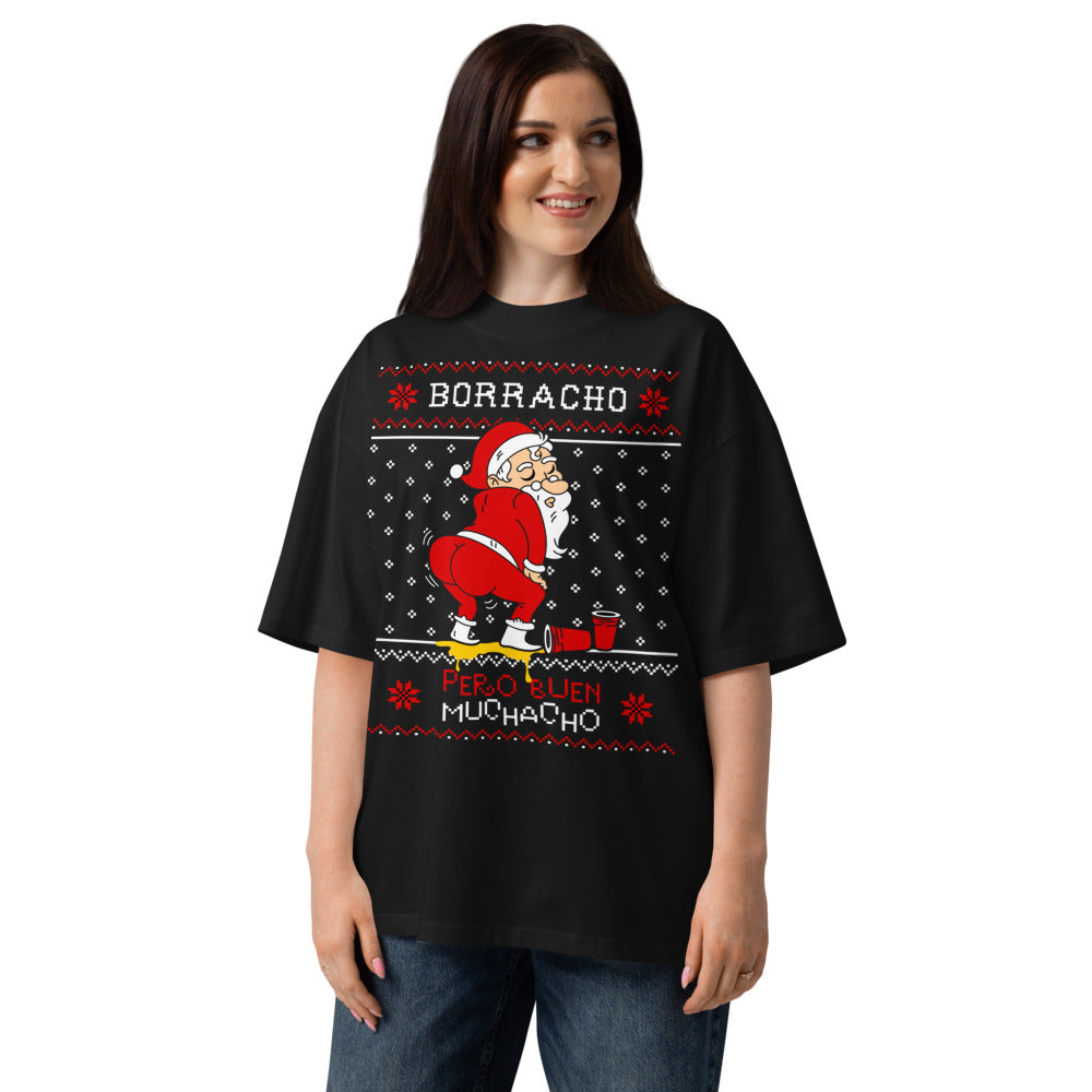 Oversize Borracho Navideño - Modelo femenina