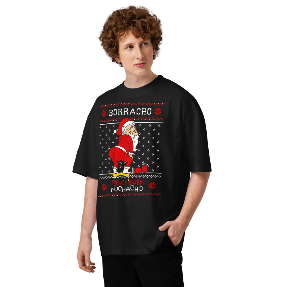 Oversize Borracho Navideño - Modelo masculino
