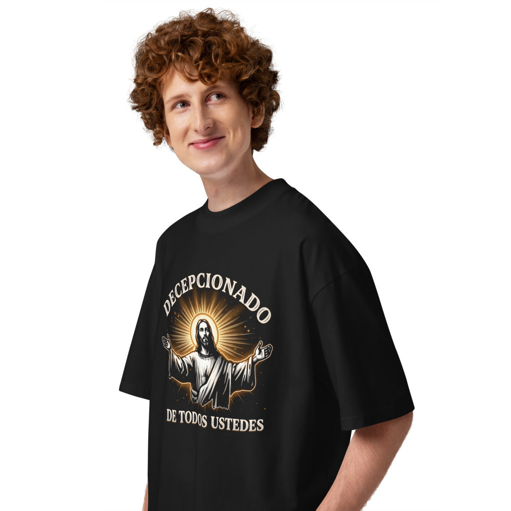 Oversize Decepcionado De Todos Ustedes Jesús - Modelo masculino lateral