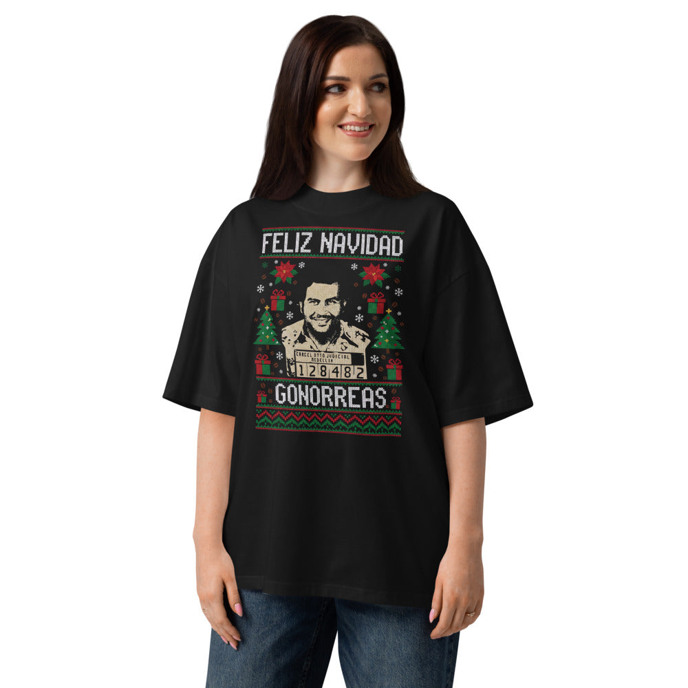 Oversize Feliz Navidad Gono... - Modelo femenina