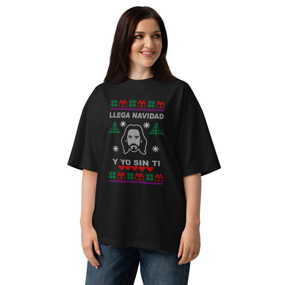 Oversize Llega Navidad - Modelo femenina