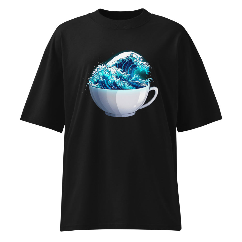 Ocean Wave Teacup Art