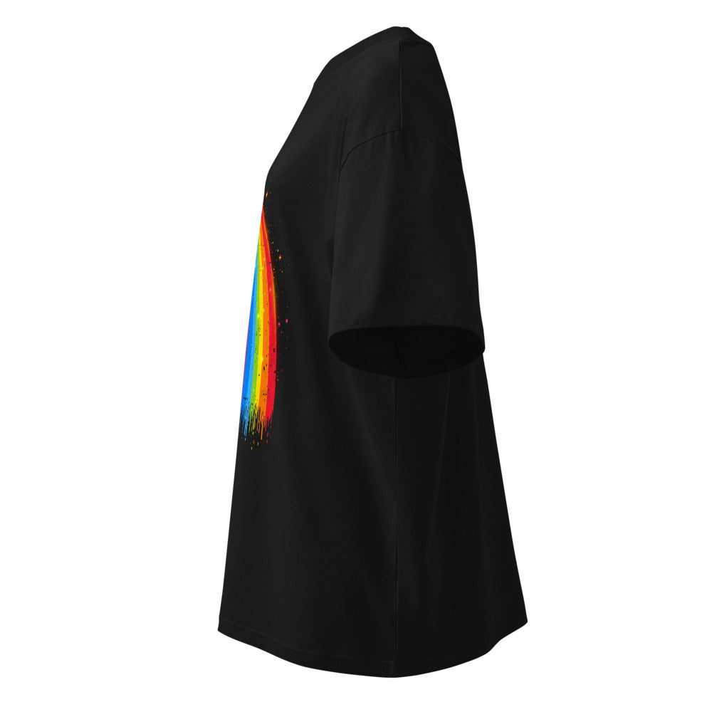 Oversize Unicorn Pfft Rainbow Trail - Lateral fantasma