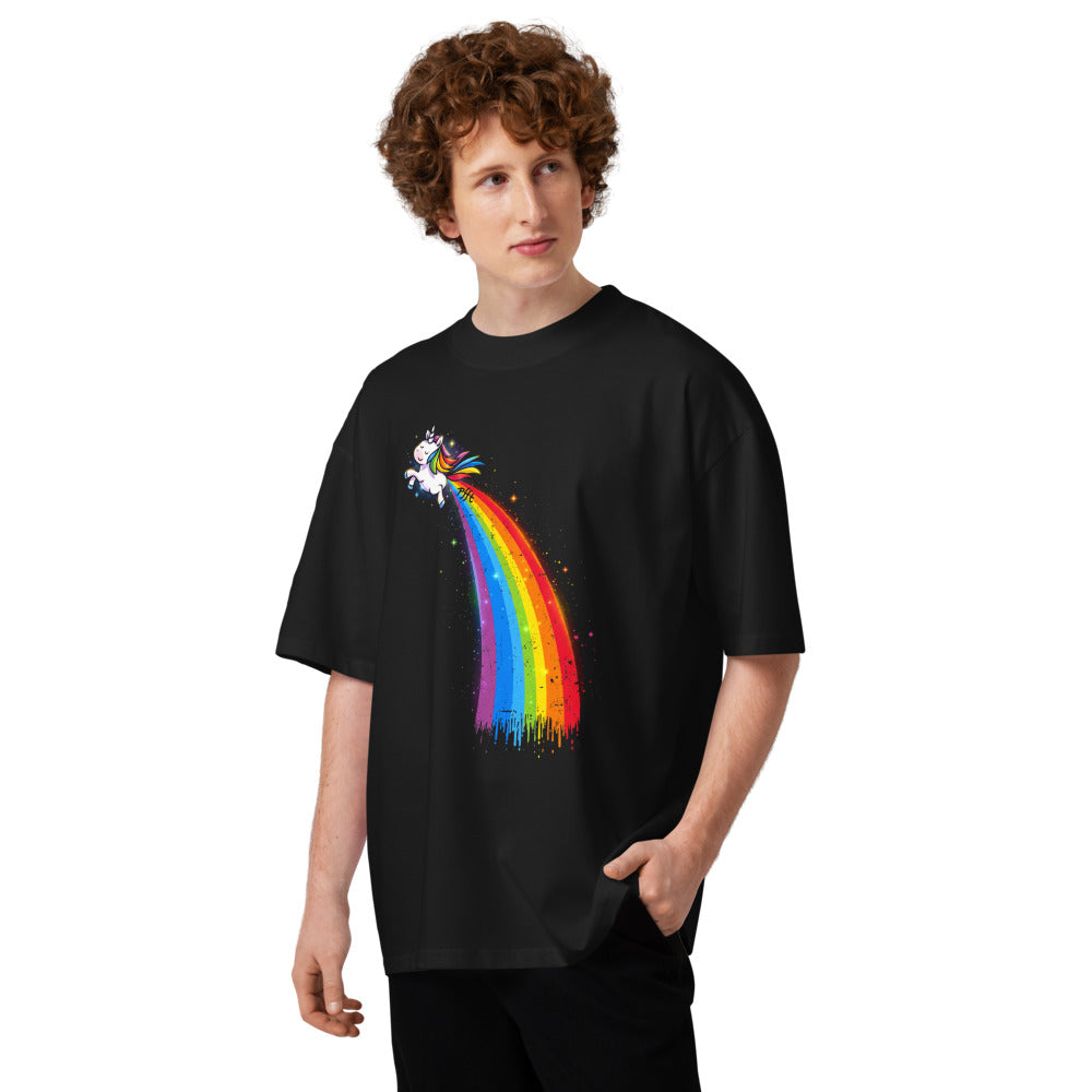 Oversize Unicorn Pfft Rainbow Trail - Modelo masculino