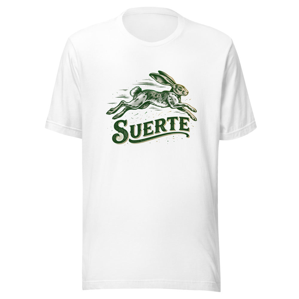 Suerte Liebre Saltando Verde