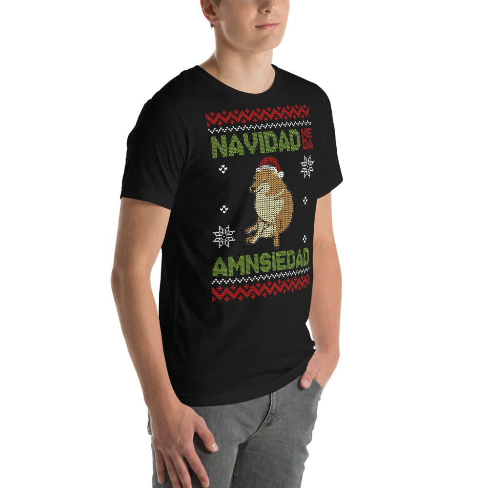 Playera Amsiedad - Modelo masculino lateral