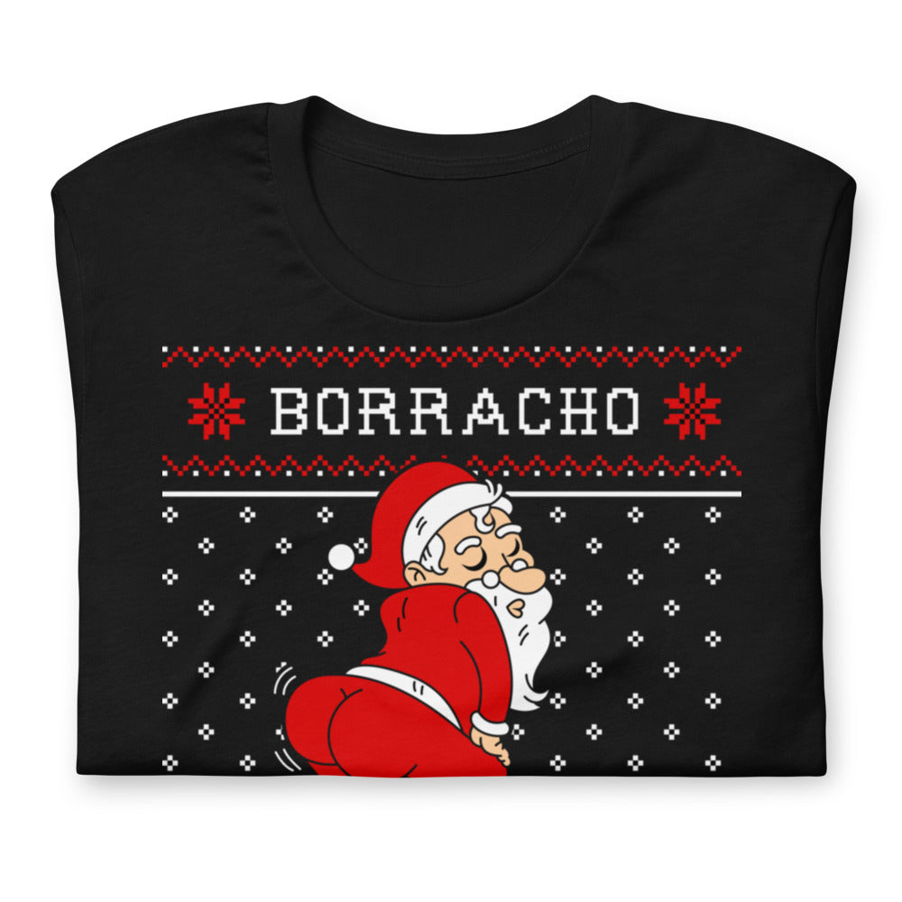 Playera Borracho Navideño - Doblado