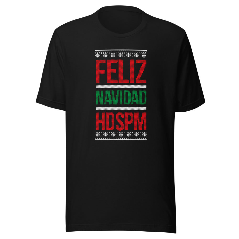 Playera Feliz Navidad HDSPM - Frente grande
