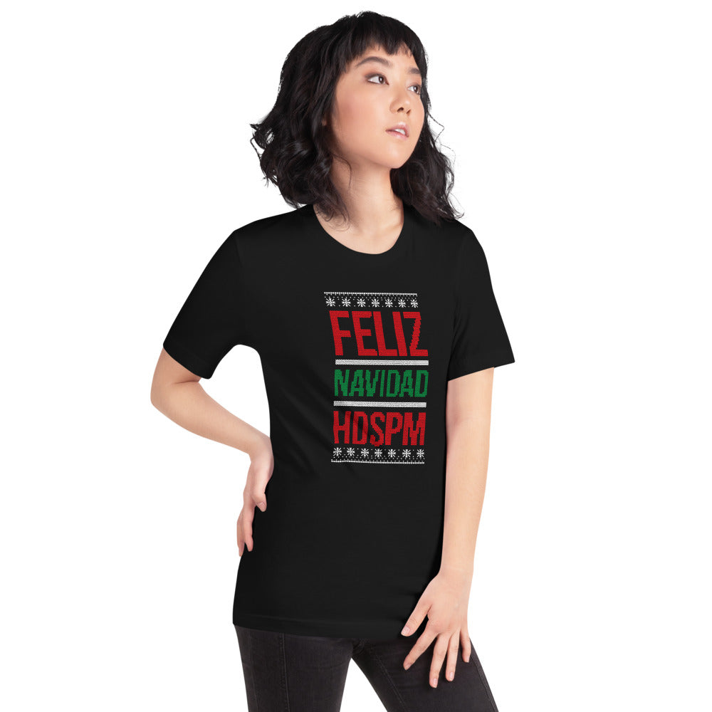 Playera Feliz Navidad HDSPM - Modelo femenina