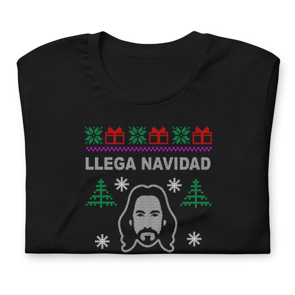 Playera Llega Navidad - Doblado