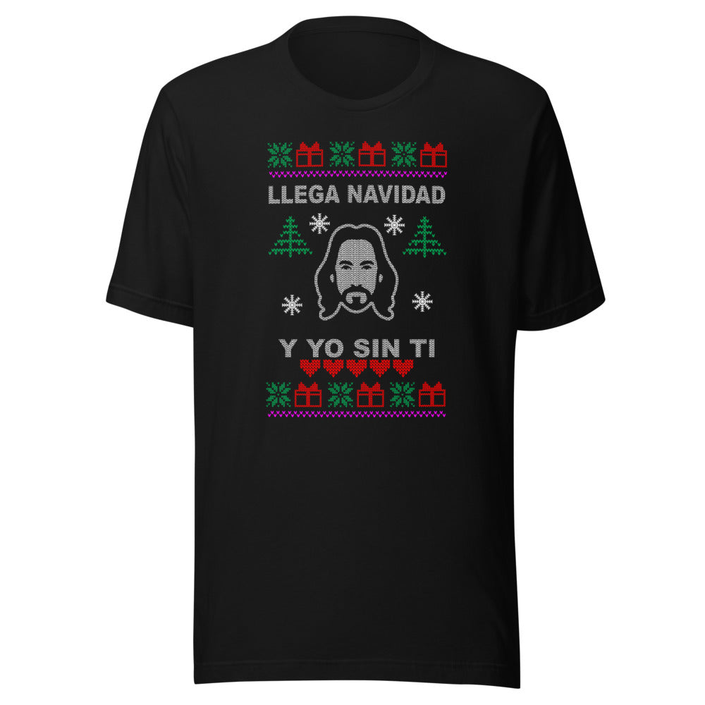 Playera Llega Navidad - Frente grande