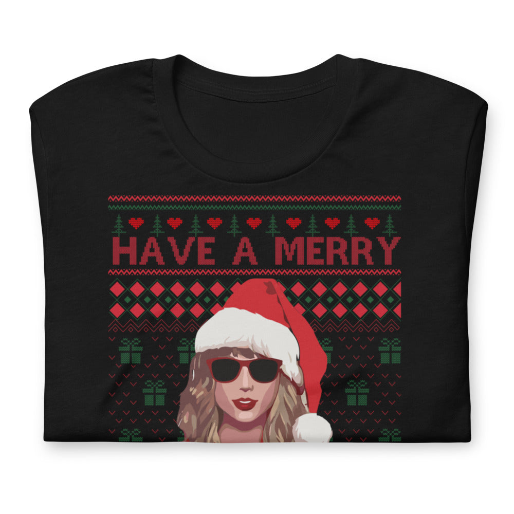 Playera Merry Swiftmas to All - Doblado
