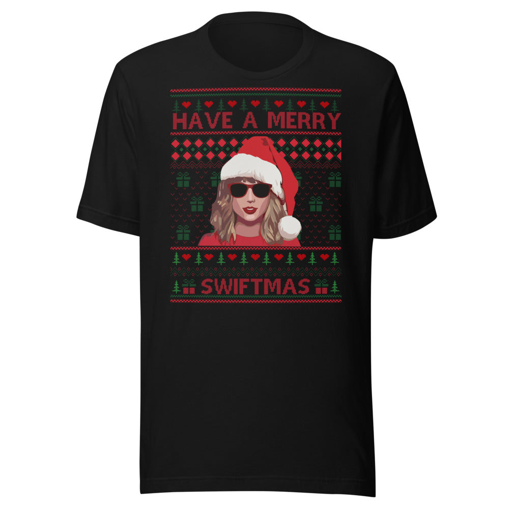 Playera Merry Swiftmas to All - Frente grande