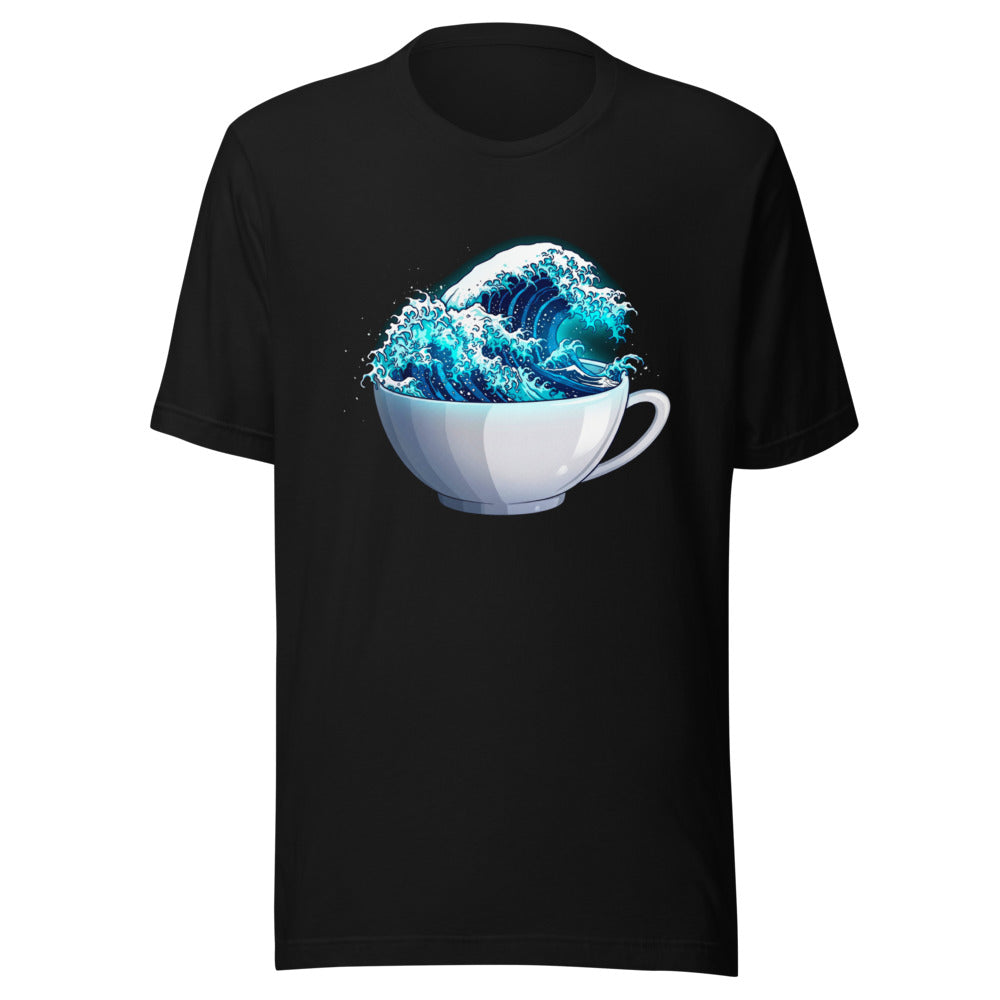Ocean Wave Teacup Art