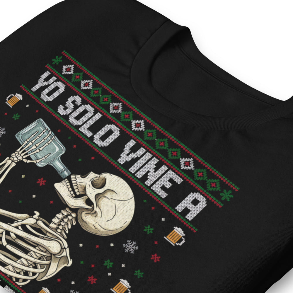 Playera Yo solo vine a Tomar - Doblado zoom