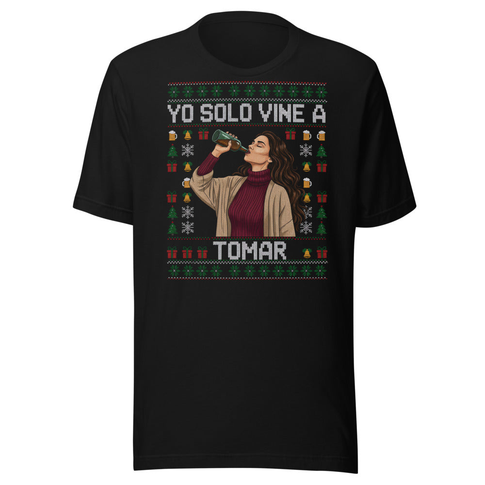 Playera Yo solo vine - Frente grande