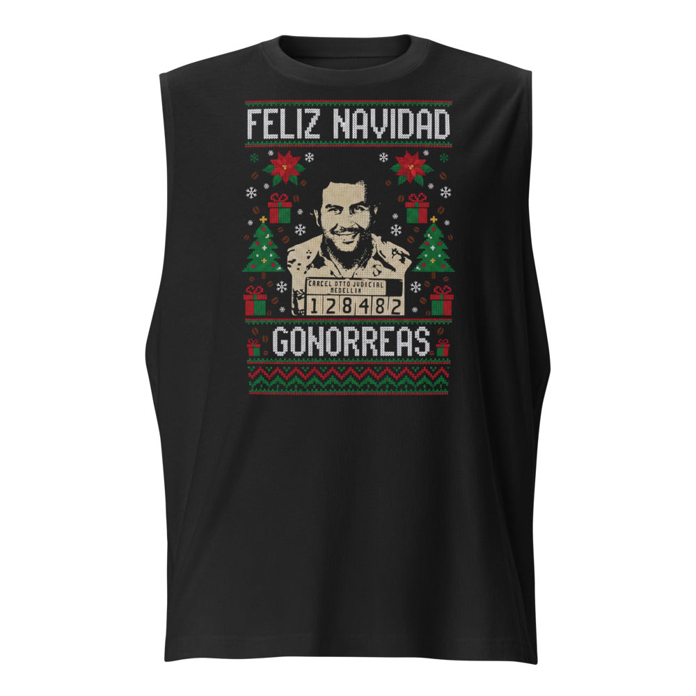 Sin mangas Feliz Navidad Gono... - Frente