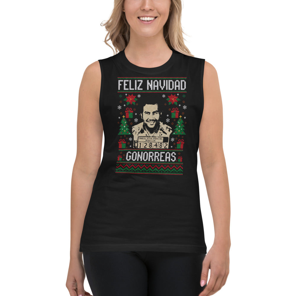 Sin mangas Feliz Navidad Gono... - Modelo femenina