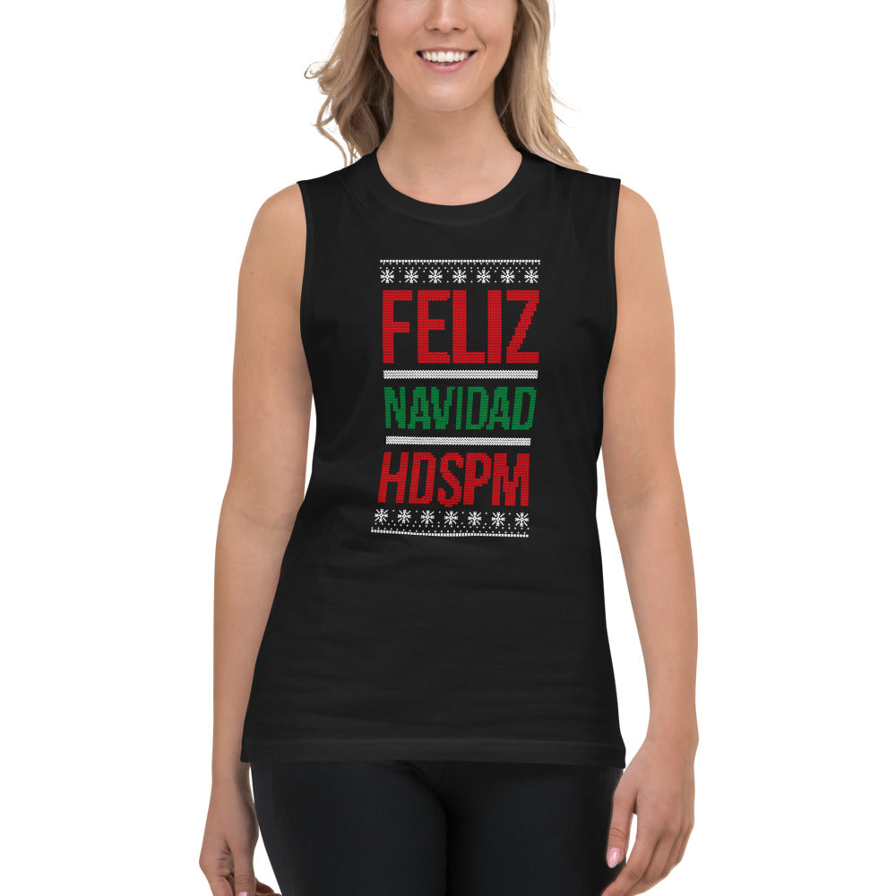 Sin mangas Feliz Navidad HDSPM - Modelo femenina