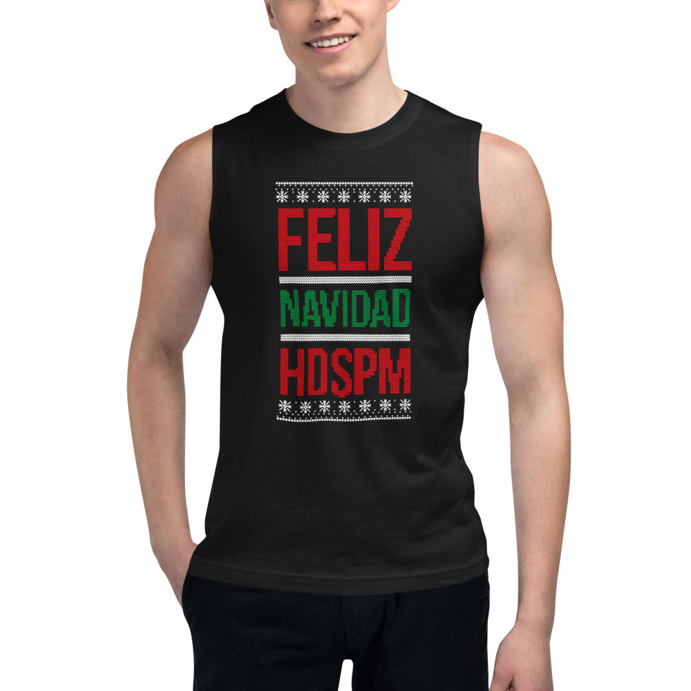 Sin mangas Feliz Navidad HDSPM - Modelo masculino