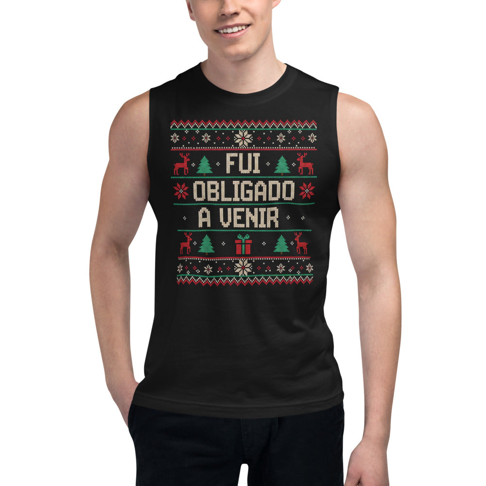 Sin mangas Fui Obligado a venir - Modelo masculino