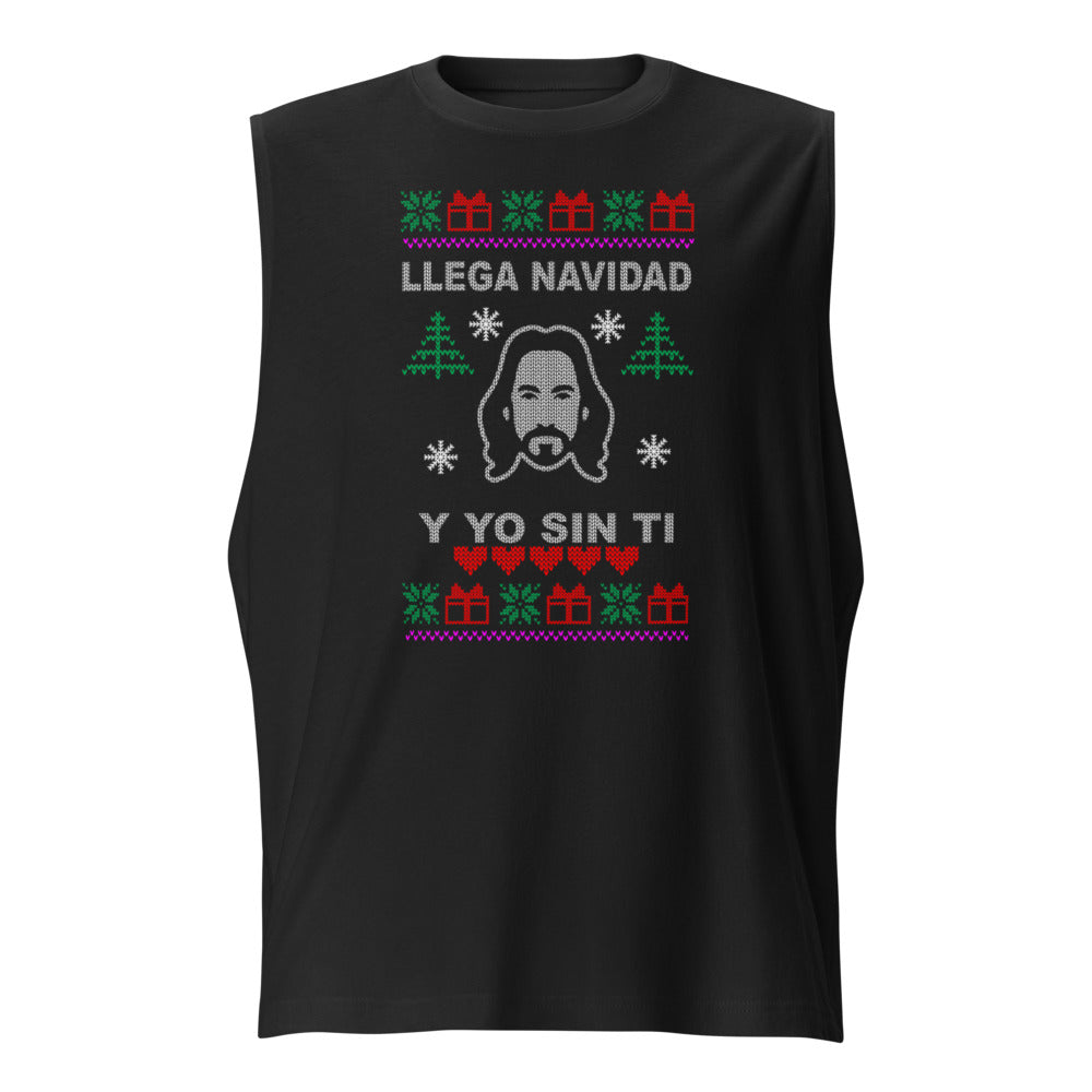 Sin mangas Llega Navidad - Frente