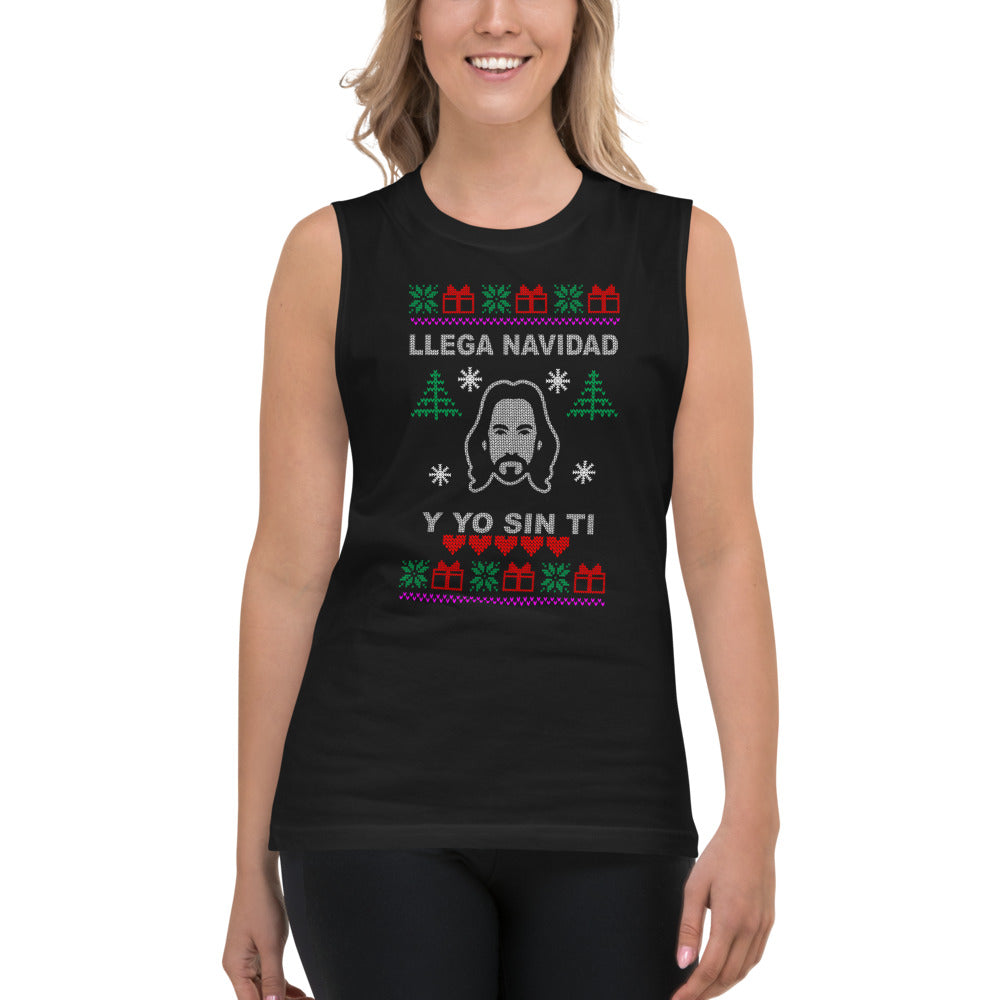 Sin mangas Llega Navidad - Modelo femenina