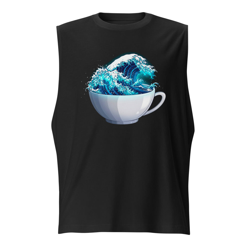 Ocean Wave Teacup Art